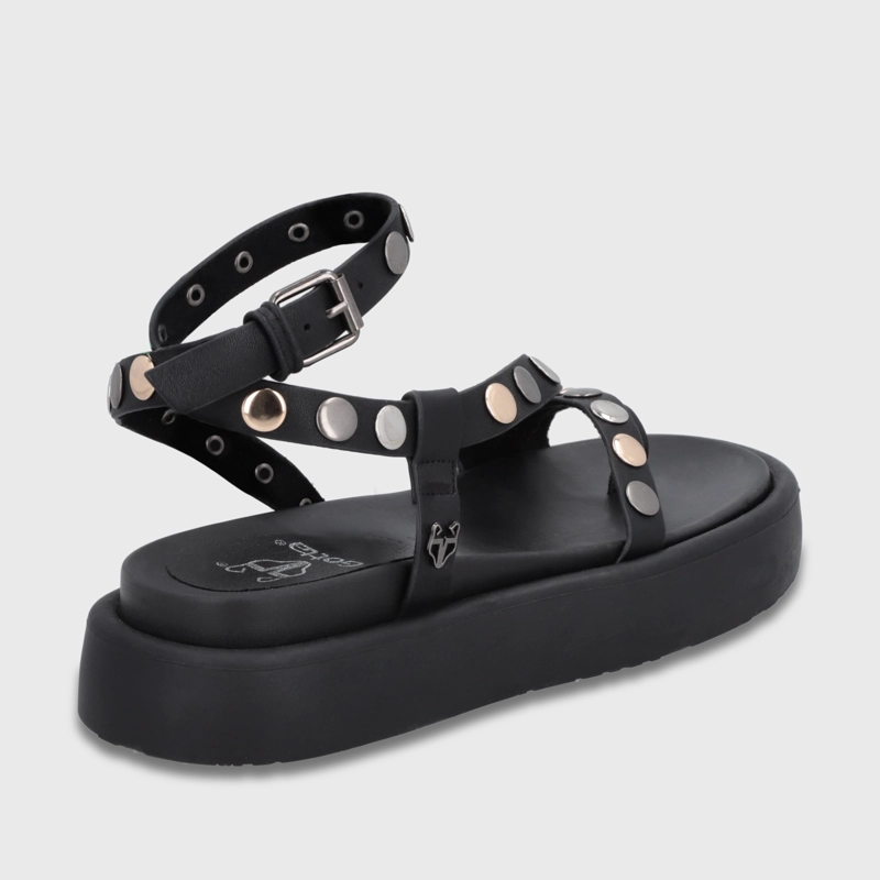 SANDALIA PLATAFORMA NEGRA MUJER 55953 GOTTA - 5