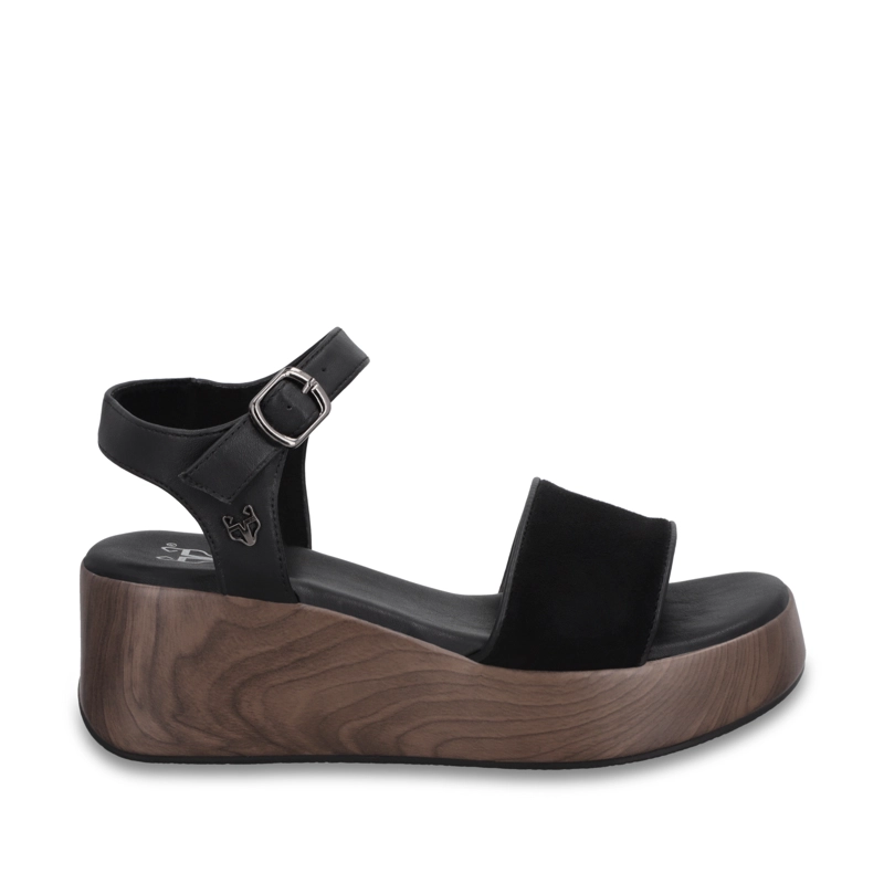 SANDALIA PLATAFORMA NEGRA MUJER 65820 GOTTA - 1