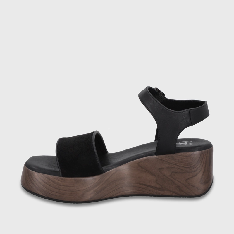 SANDALIA PLATAFORMA NEGRA MUJER 65820 GOTTA - 4