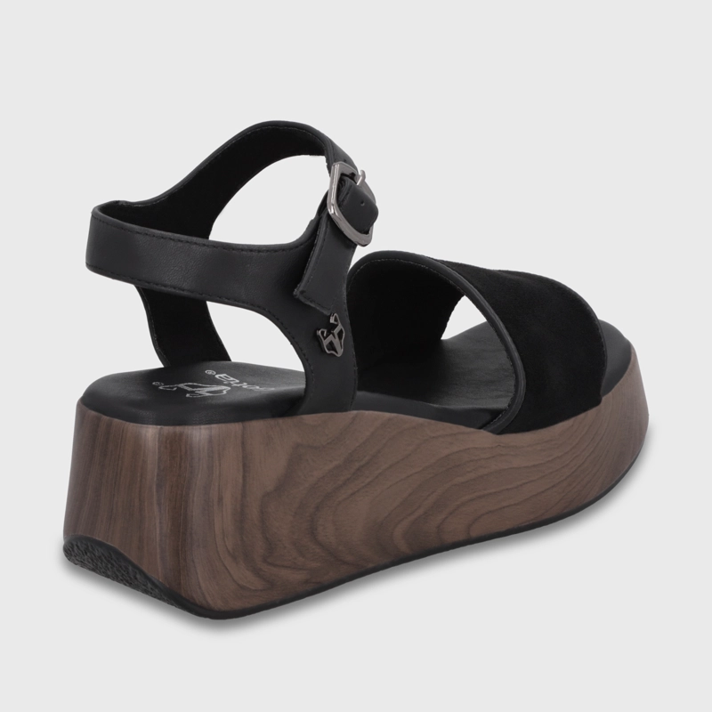 SANDALIA PLATAFORMA NEGRA MUJER 65820 GOTTA - 5