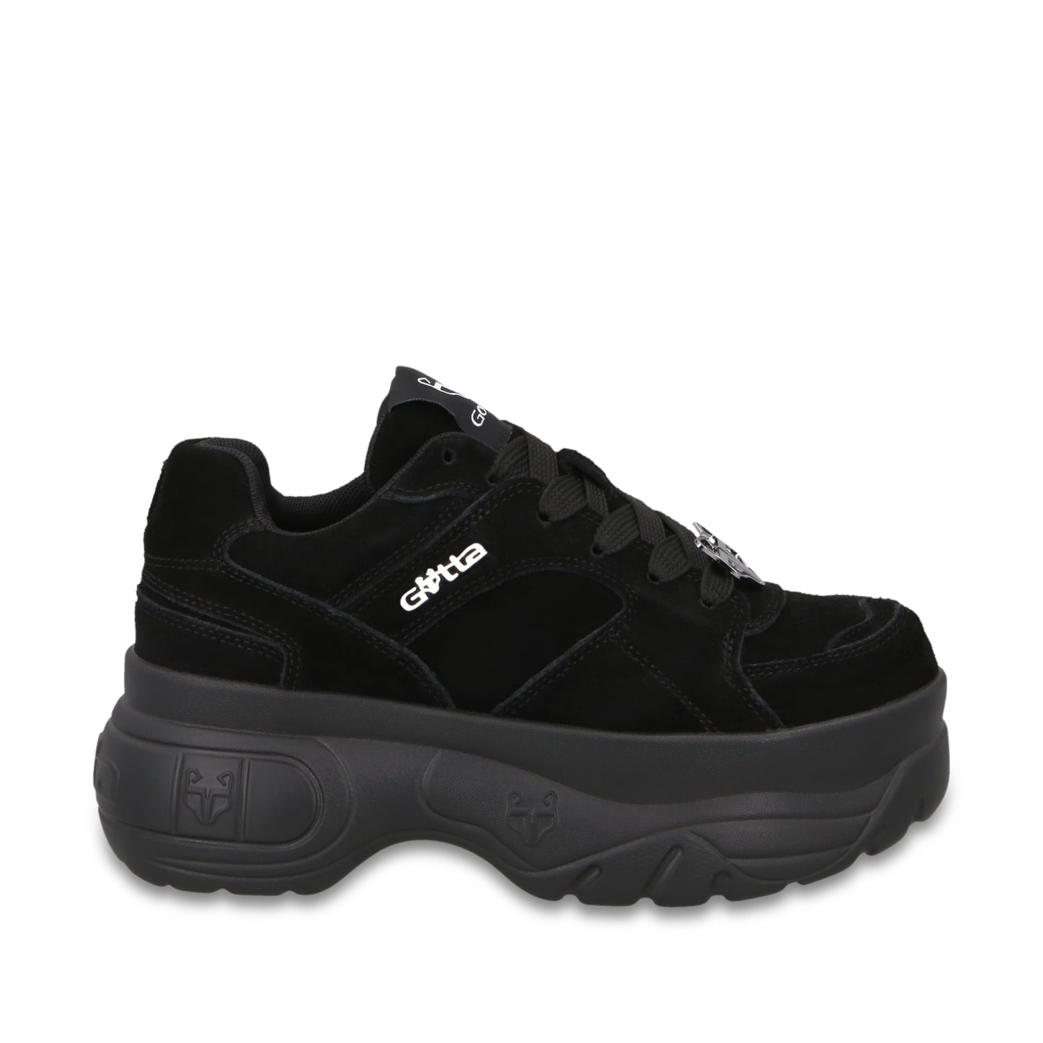 ZAPATILLA PLATAFORMA NEGRA MUJER 9724A - 1