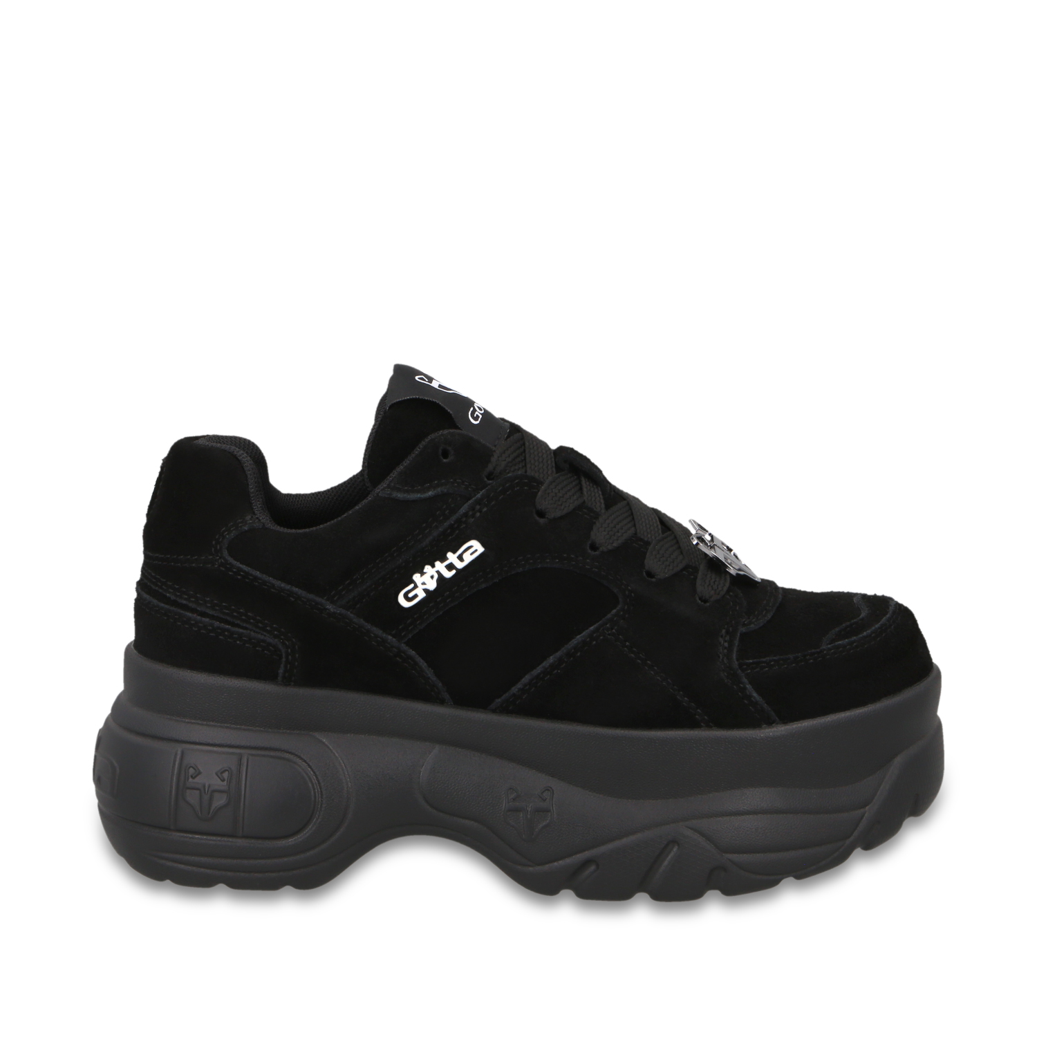 ZAPATILLA PLATAFORMA NEGRA MUJER 9724A - 1