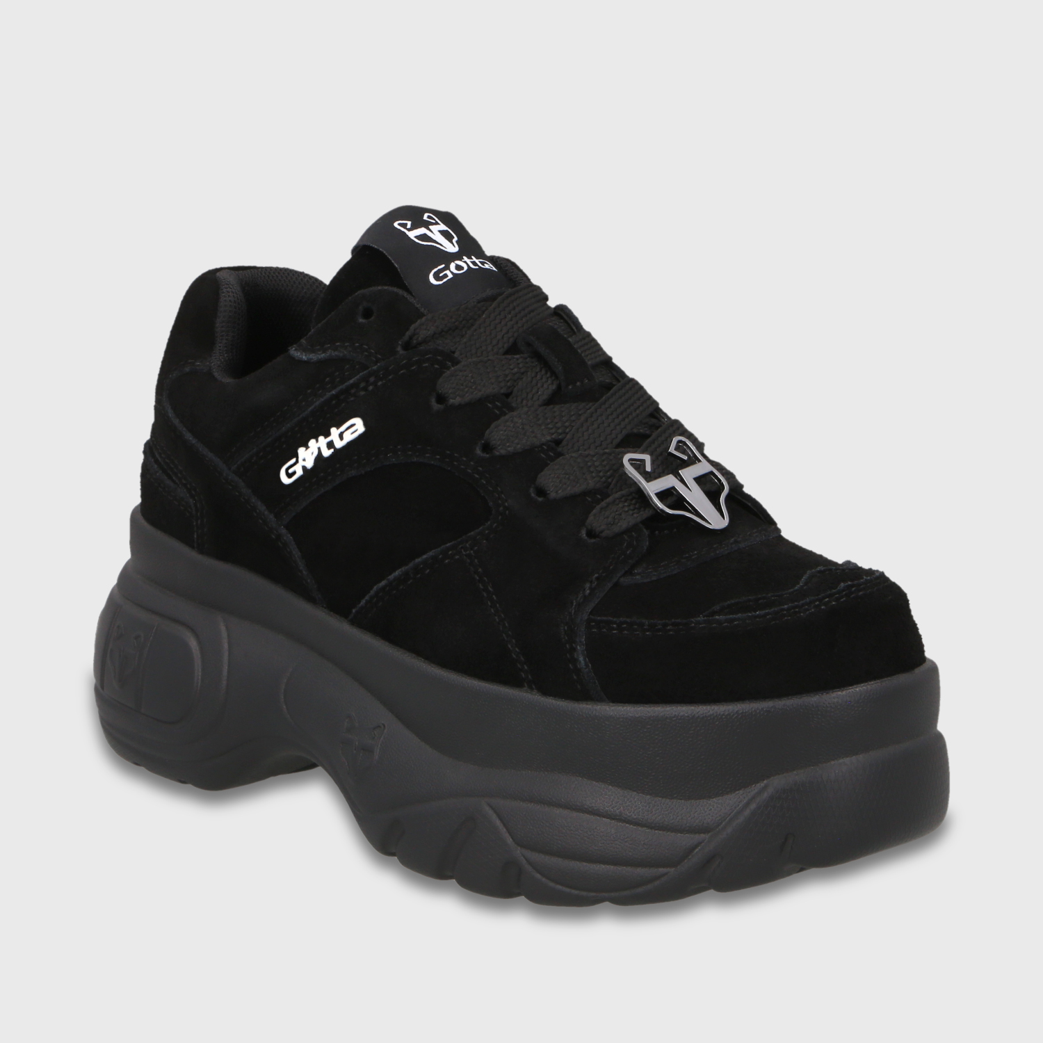 ZAPATILLA PLATAFORMA NEGRA MUJER 9724A - 2