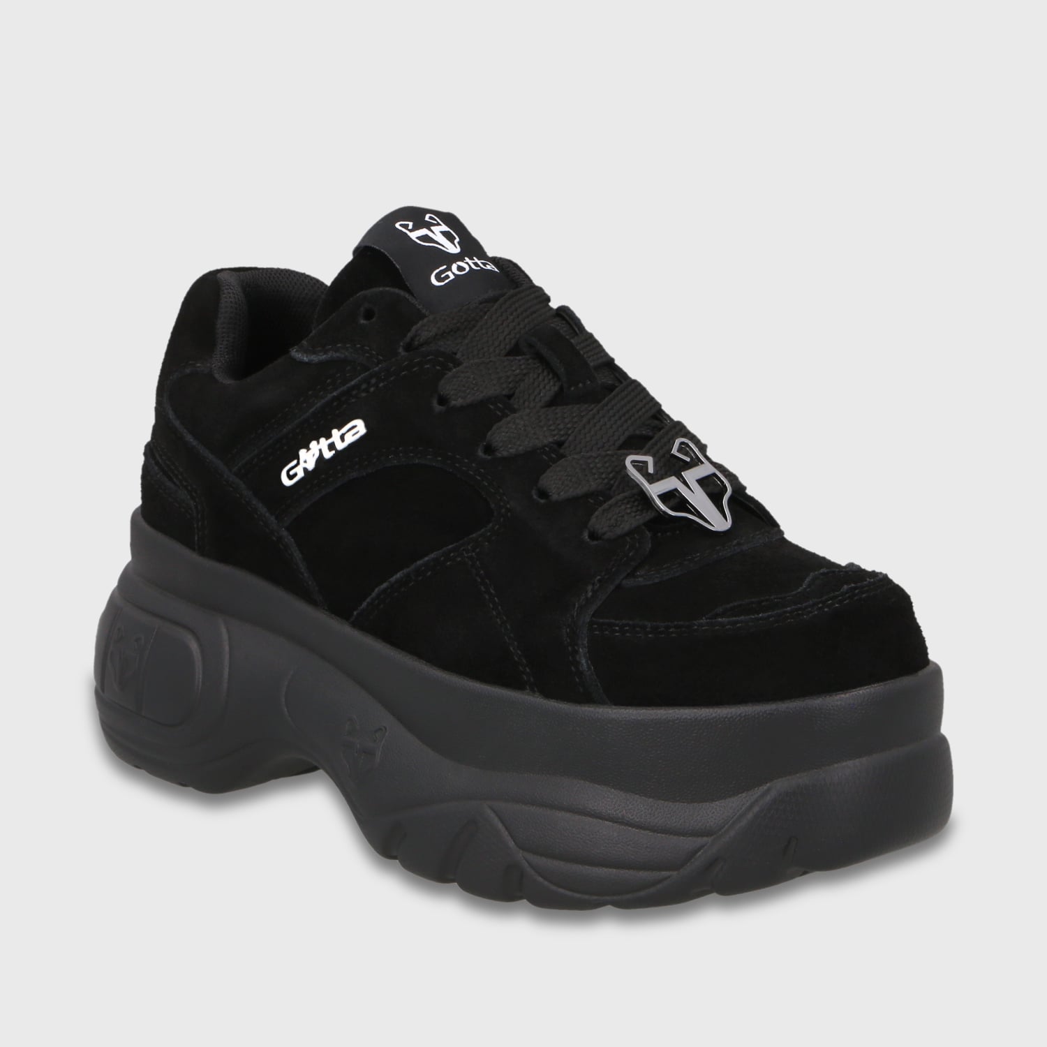 ZAPATILLA PLATAFORMA NEGRA MUJER 9724A - 2