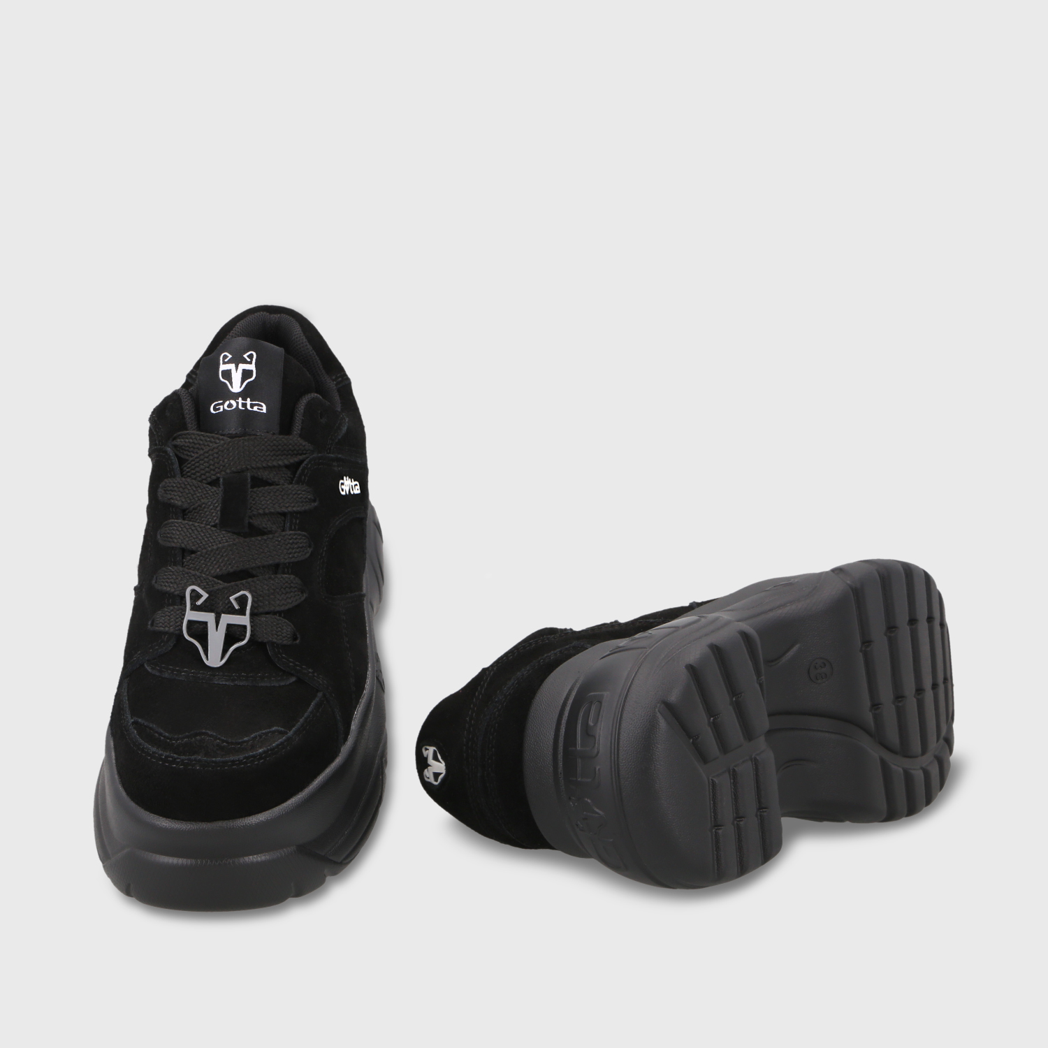 ZAPATILLA PLATAFORMA NEGRA MUJER 9724A - 7
