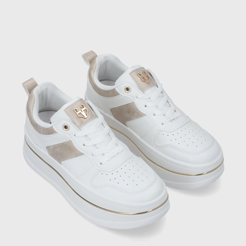 ZAPATILLA PLATAFORMA BLANCA MUJER 58010 GOTTA - 2