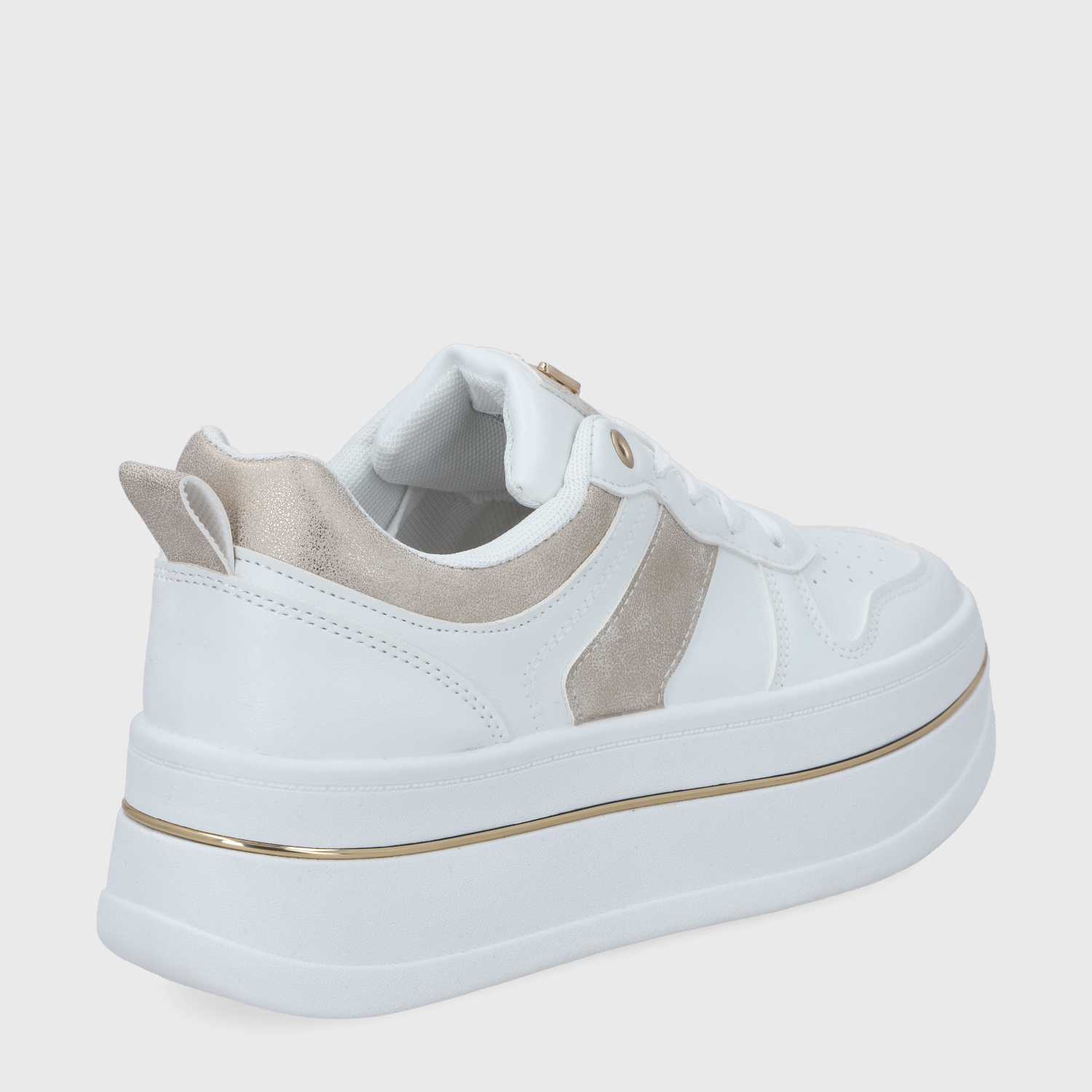 ZAPATILLA PLATAFORMA BLANCA MUJER 58010 GOTTA - 4