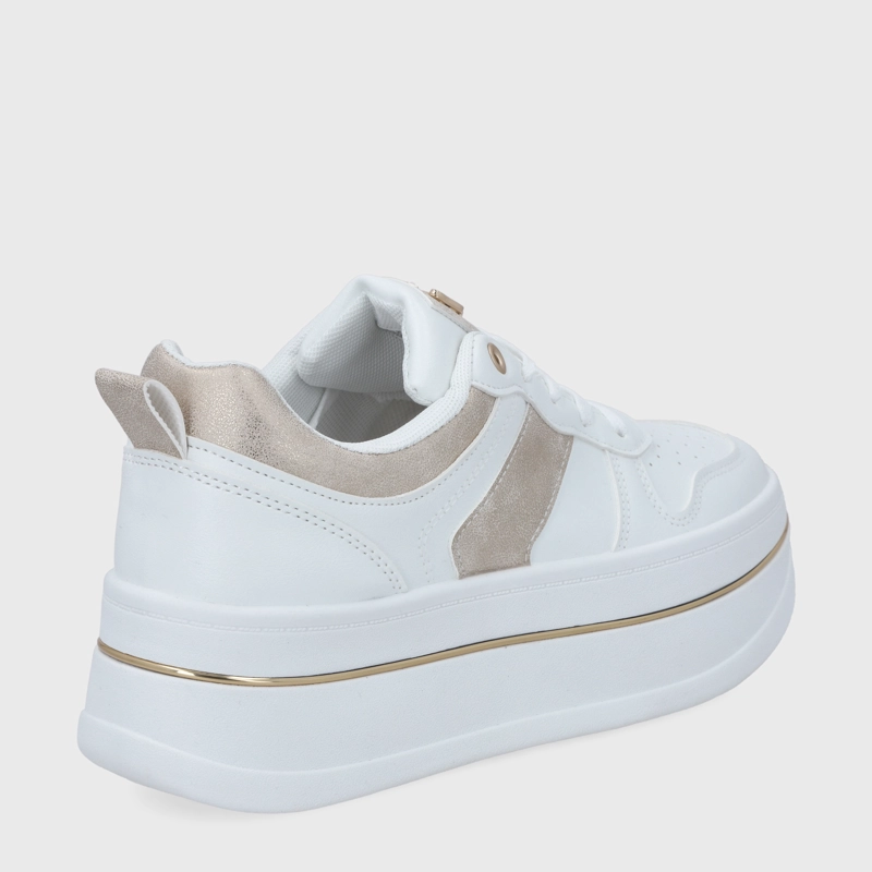 ZAPATILLA PLATAFORMA BLANCA MUJER 58010 GOTTA - 4
