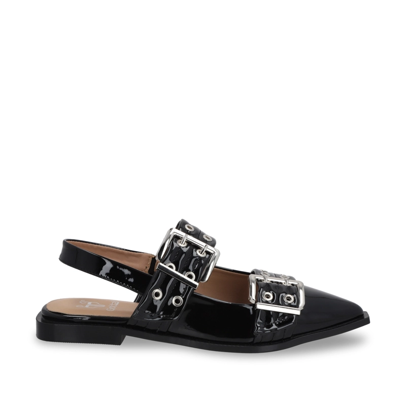 BALLERINA PLANA NEGRA MUJER 55240 GOTTA - 1