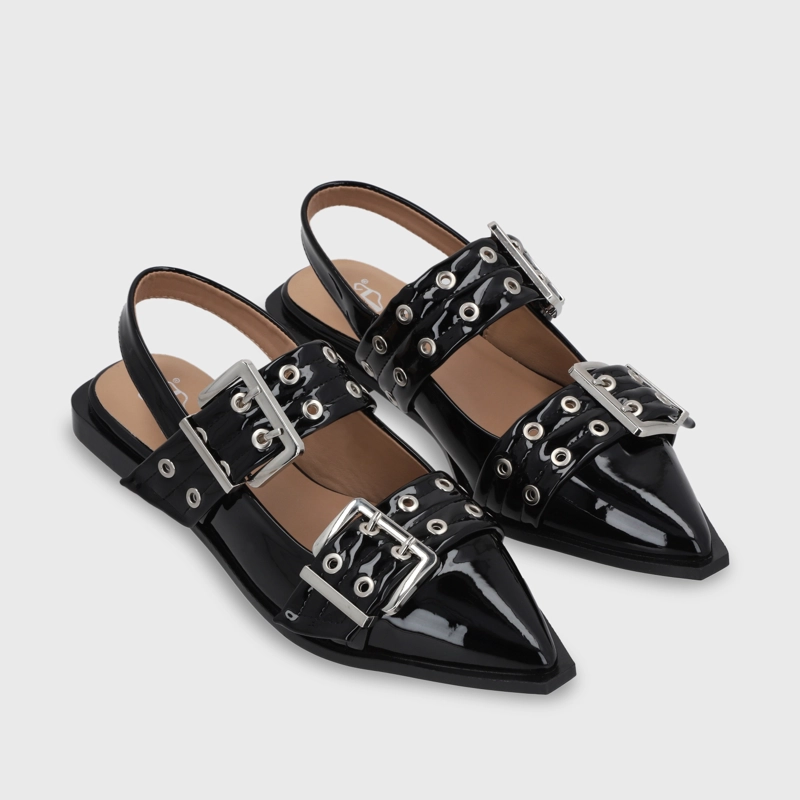 BALLERINA PLANA NEGRA MUJER 55240 GOTTA - 3