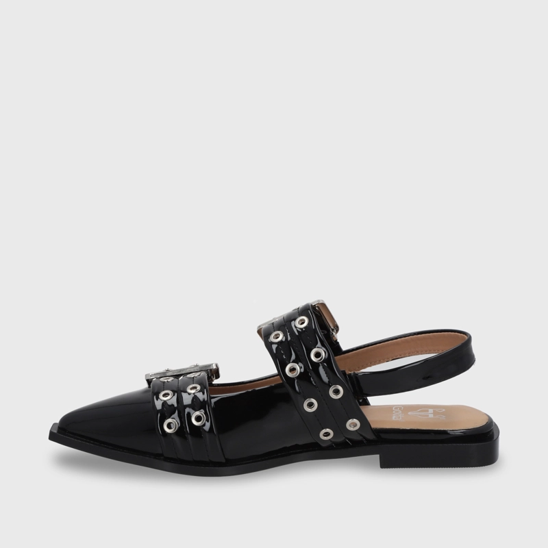 BALLERINA PLANA NEGRA MUJER 55240 GOTTA - 4