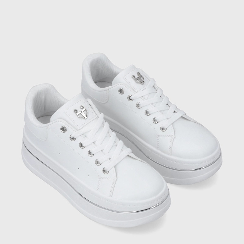 ZAPATILLA PLATAFORMA BLANCA MUJER 58011 GOTTA - 3