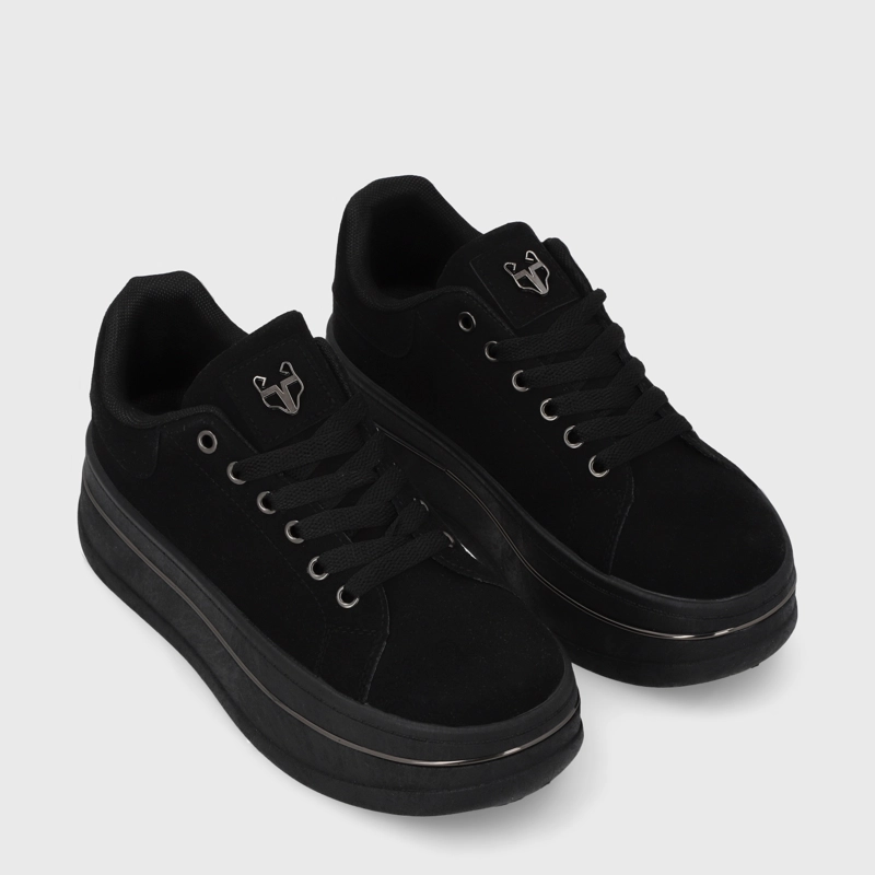 ZAPATILLA PLATAFORMA NEGRA  MUJER 58011 GOTTA - 3