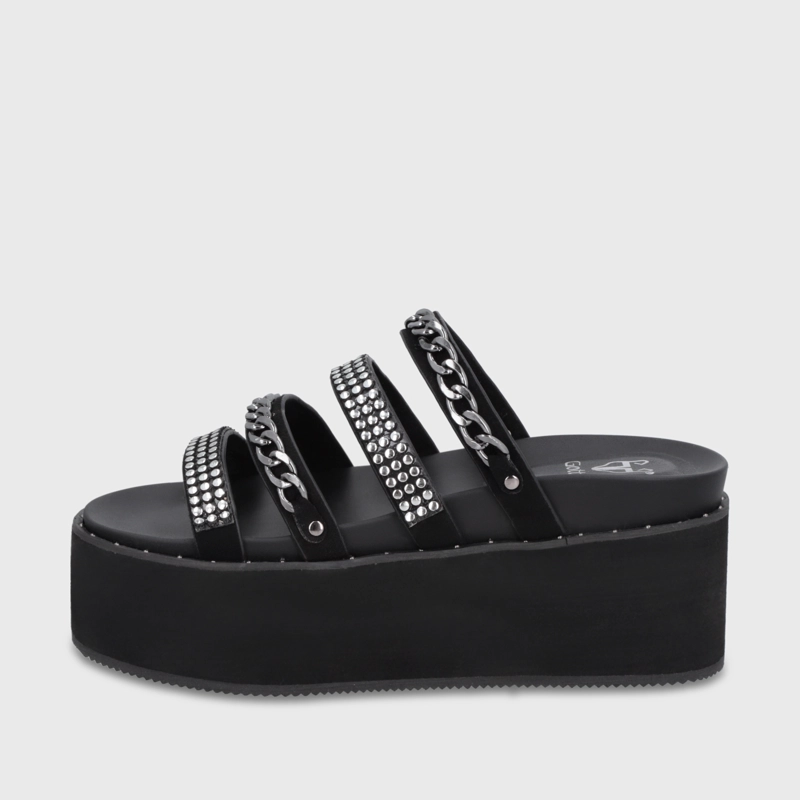 SANDALIA PLATAFORMA NEGRA MUJER 1566F GOTTA - 4
