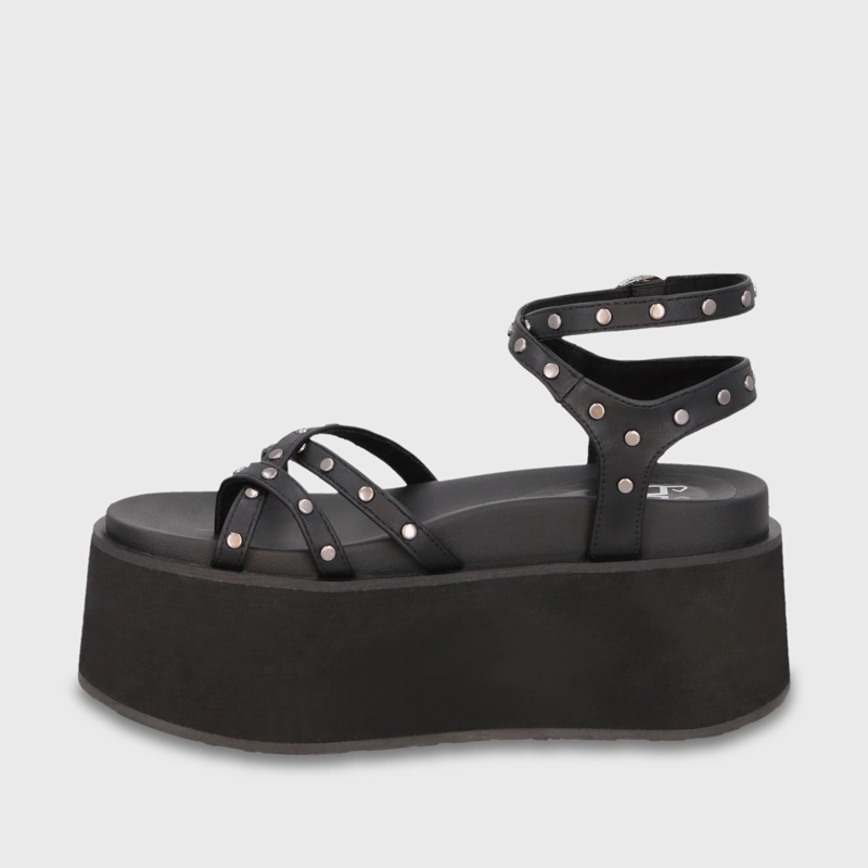 SANDALIA PLATAFORMA NEGRA MUJER 35188 GOTTA - 4