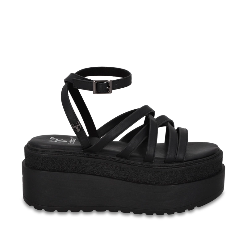 SANDALIA PLATAFORMA NEGRO MUJER 65931 GOTTA - 1