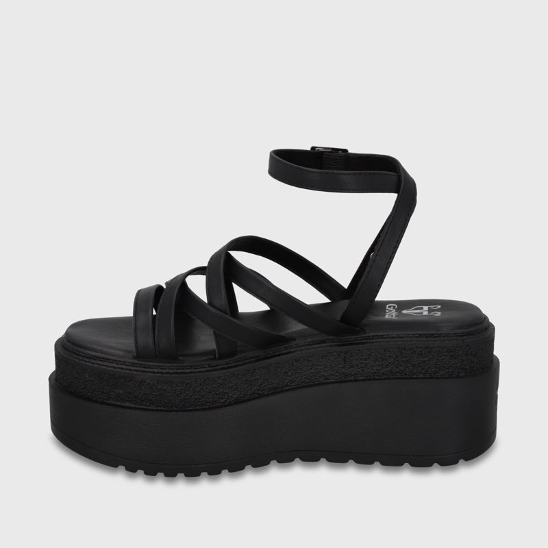 SANDALIA PLATAFORMA NEGRO MUJER 65931 GOTTA - 4