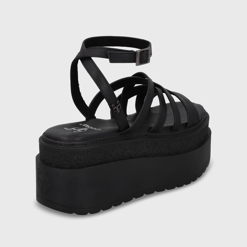 SANDALIA PLATAFORMA NEGRO MUJER 65931 GOTTA - 5