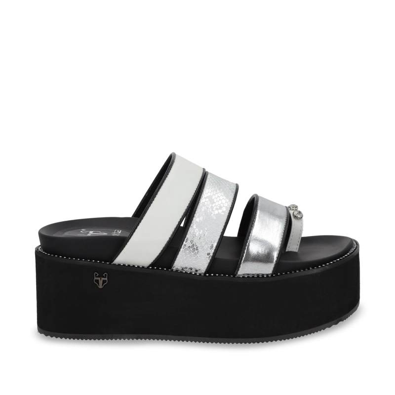 SANDALIA PLATAFORMA BLANCA MUJER 15662 GOTTA - 1