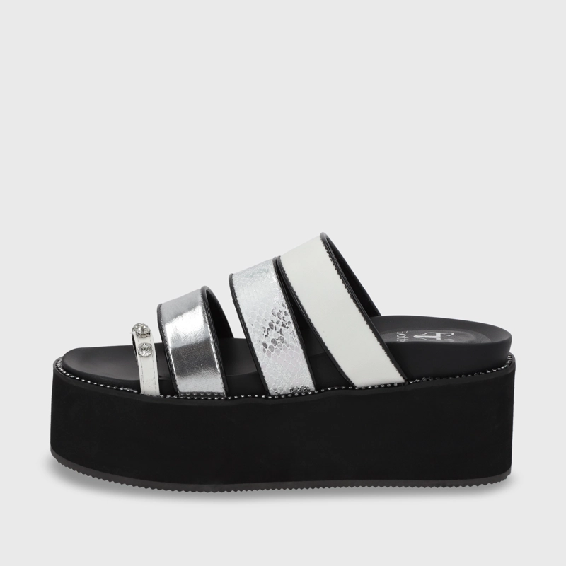 SANDALIA PLATAFORMA BLANCA MUJER 15662 GOTTA - 4