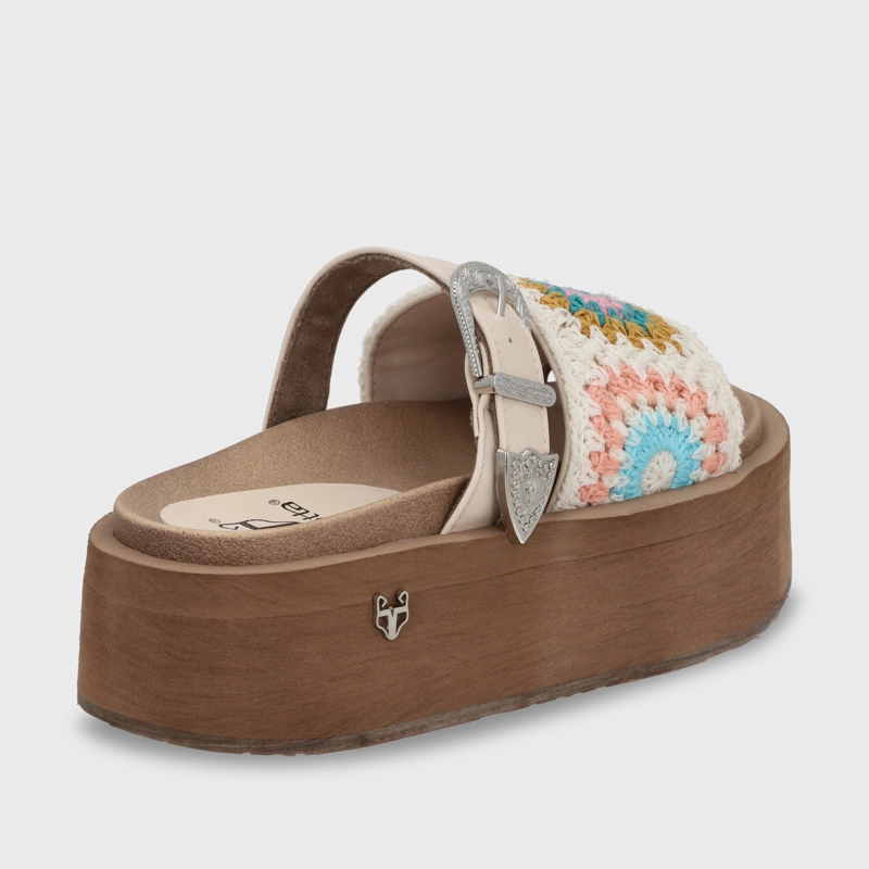 SANDALIA PLATAFORMA MULTICOLOR MUJER 55942 GOTTA - 5
