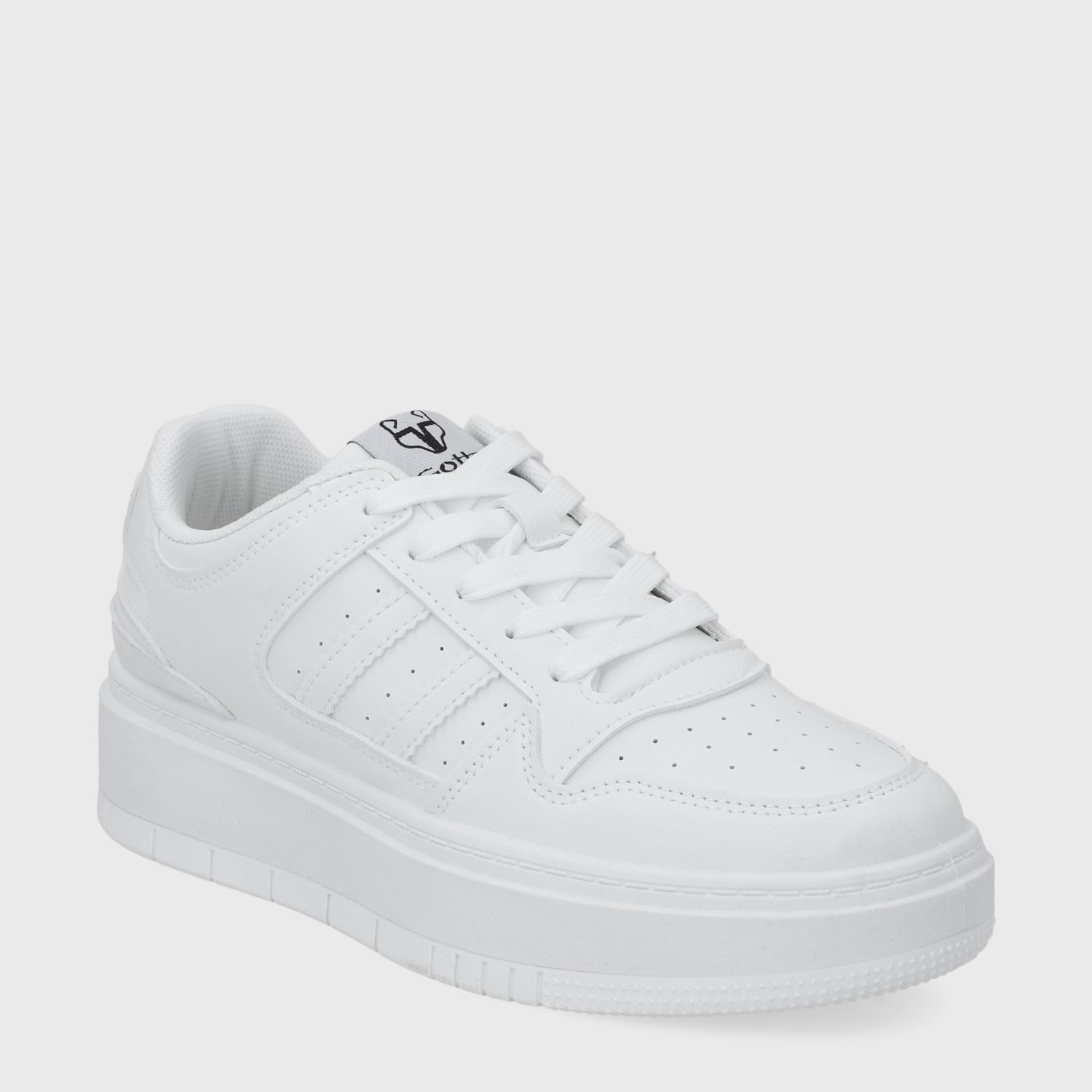 ZAPATILLA PLATAFORMA BLANCA MUJER 58030 - 2