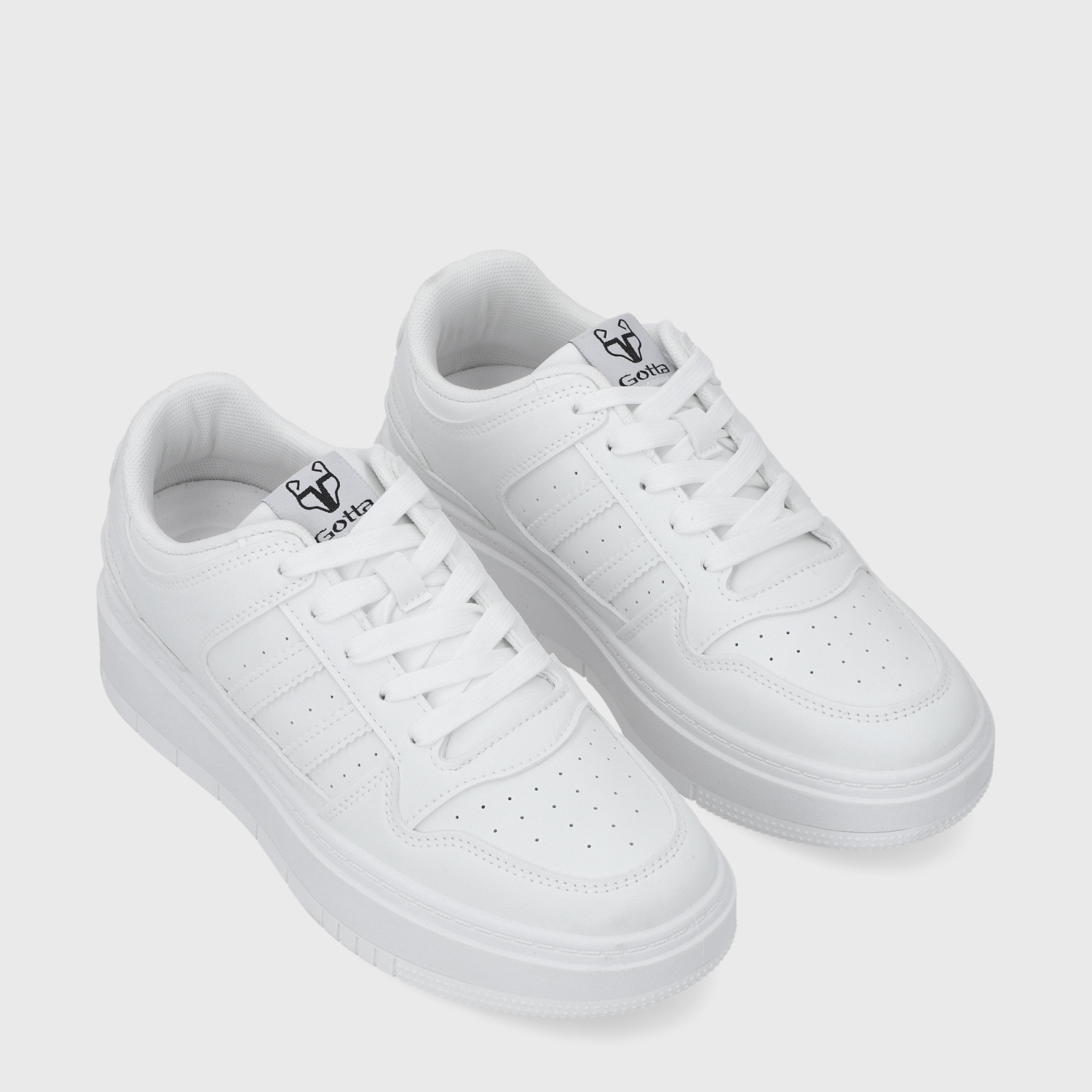 ZAPATILLA PLATAFORMA BLANCA MUJER 58030 - 3