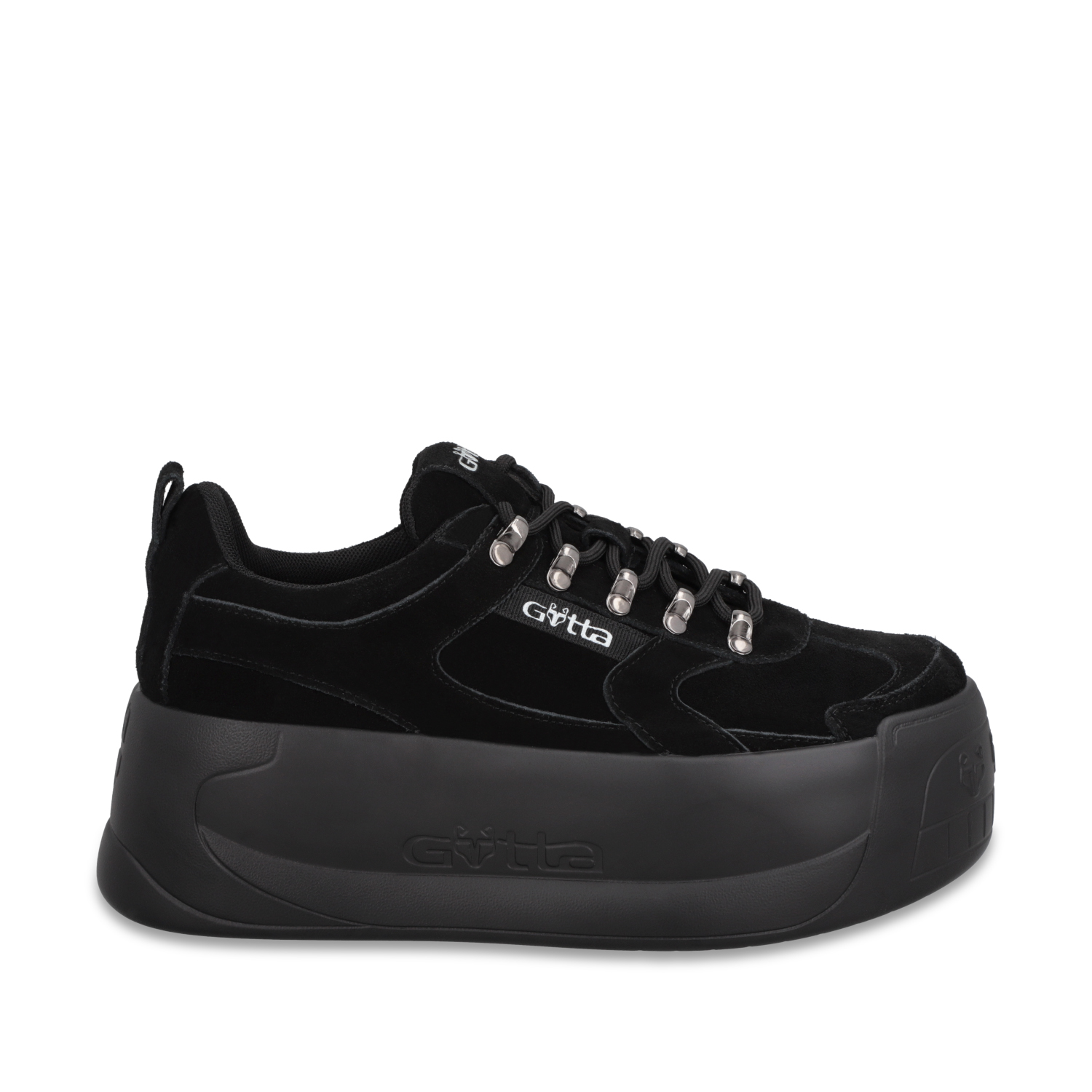 ZAPATILLA PLATAFORMA NEGRA C732B - 1