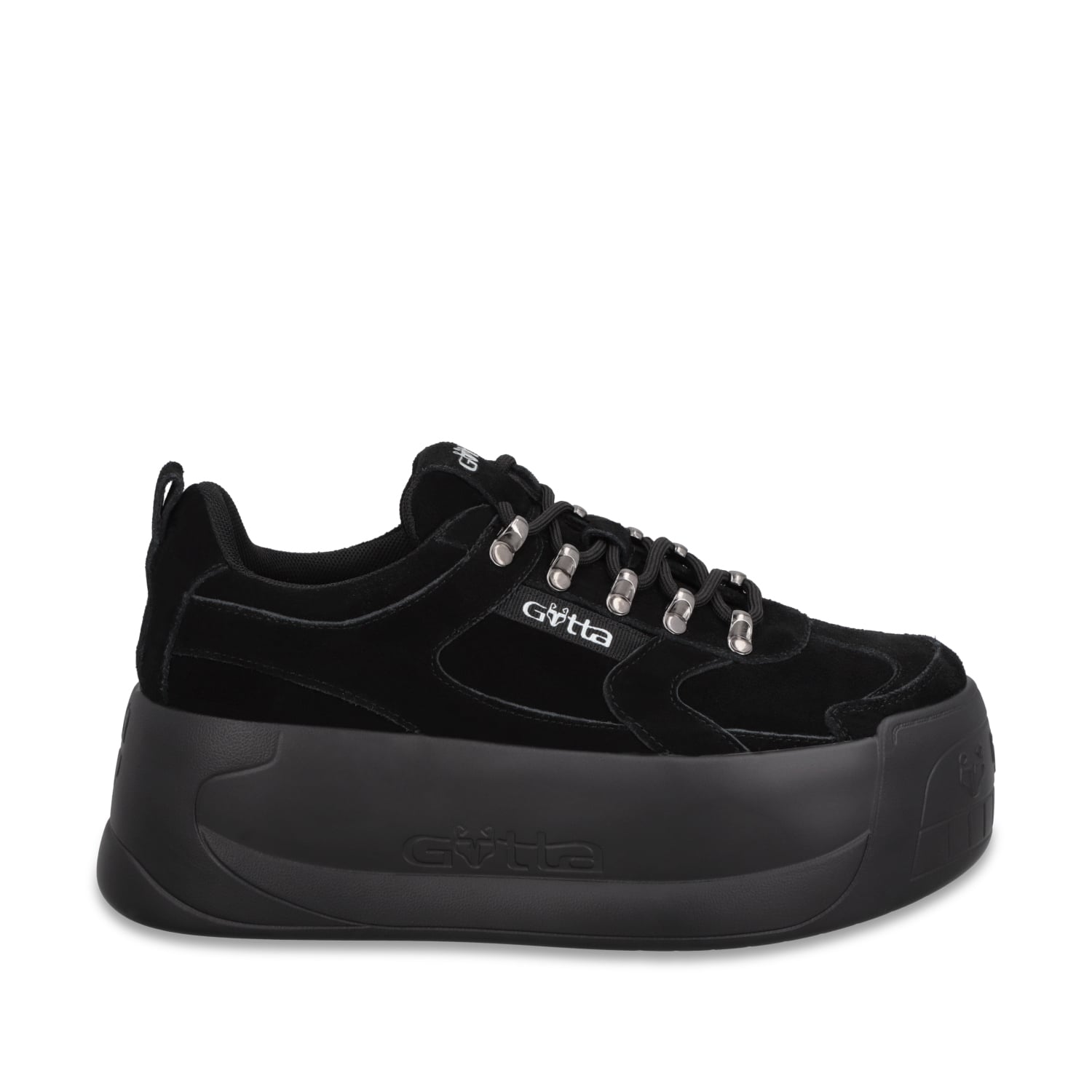 ZAPATILLA PLATAFORMA NEGRA C732B - 1