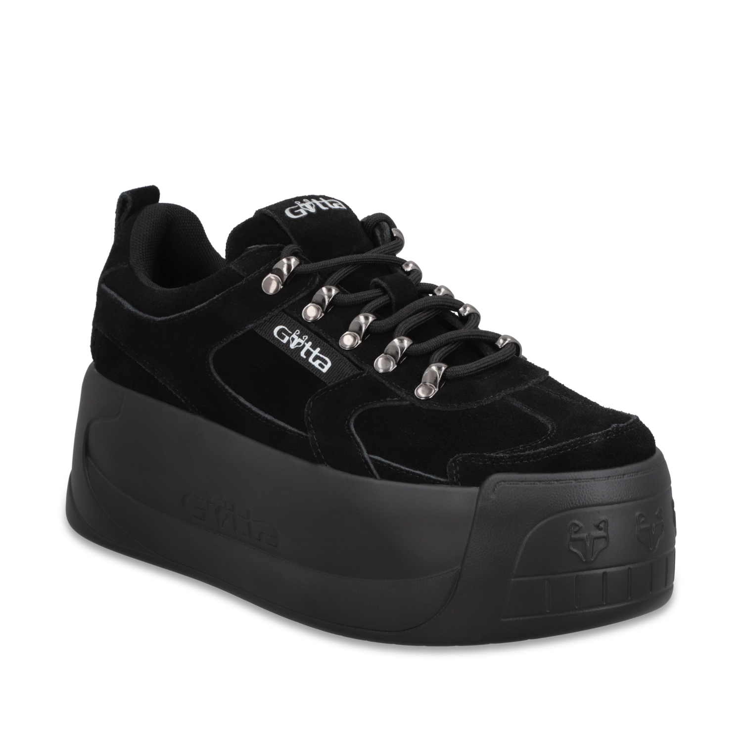 ZAPATILLA PLATAFORMA NEGRA C732B - 2