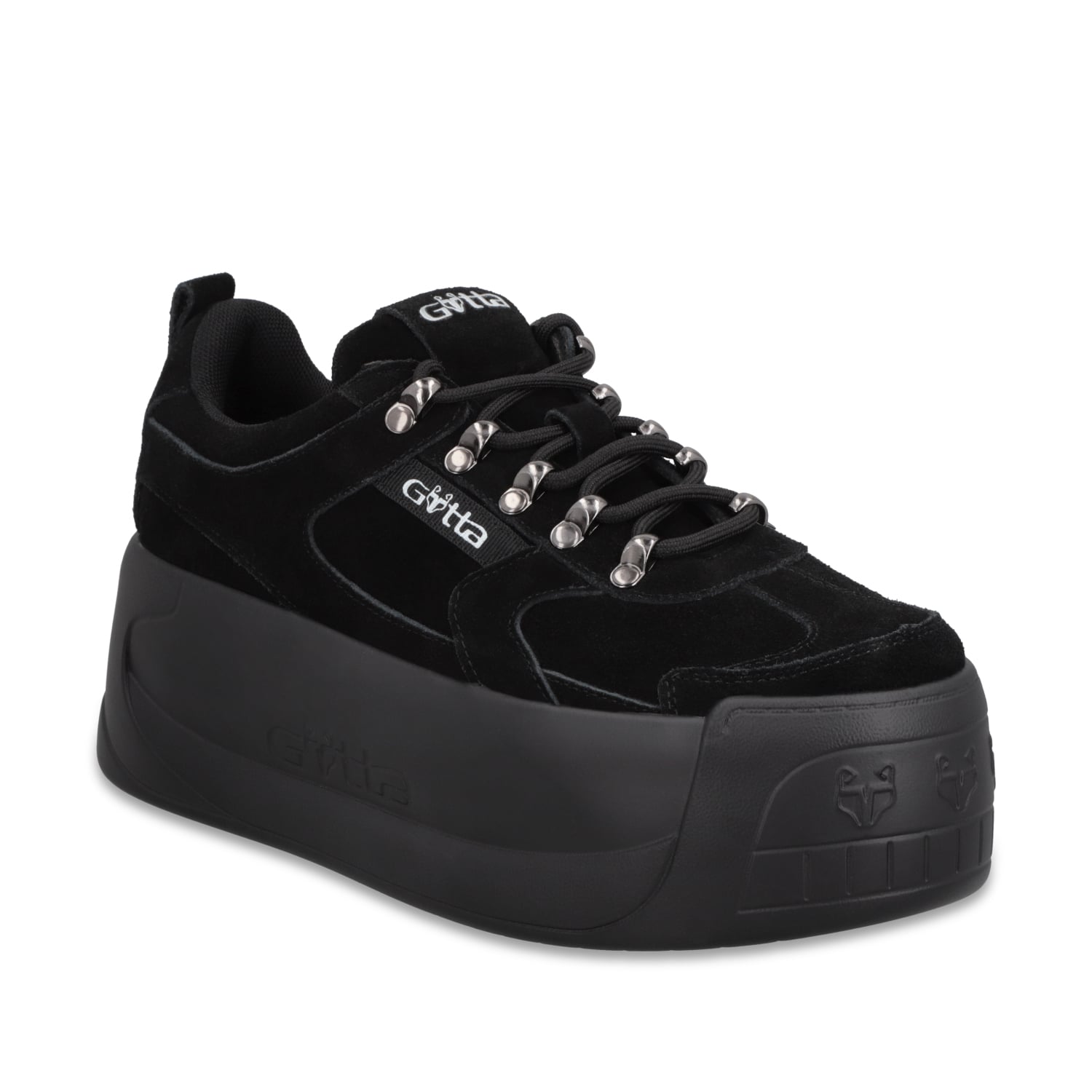 ZAPATILLA PLATAFORMA NEGRA C732B - 2