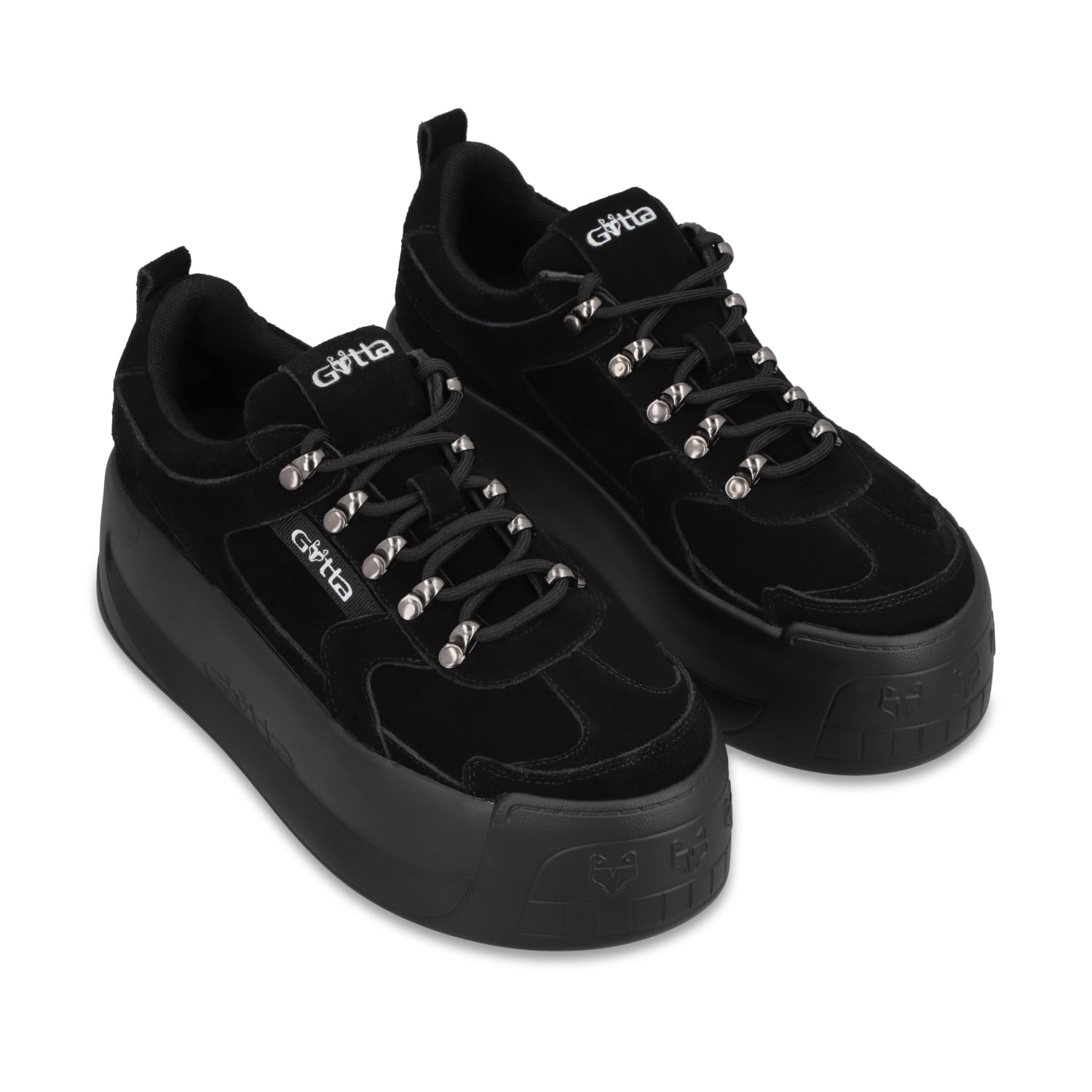 ZAPATILLA PLATAFORMA NEGRA C732B - 3