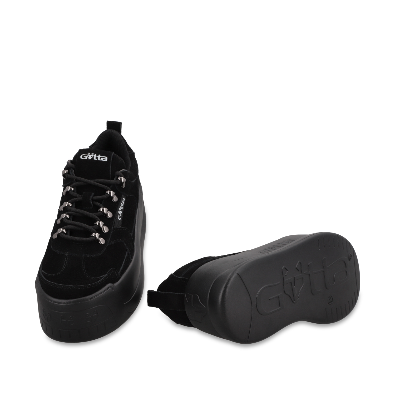 ZAPATILLA PLATAFORMA NEGRA C732B - 7