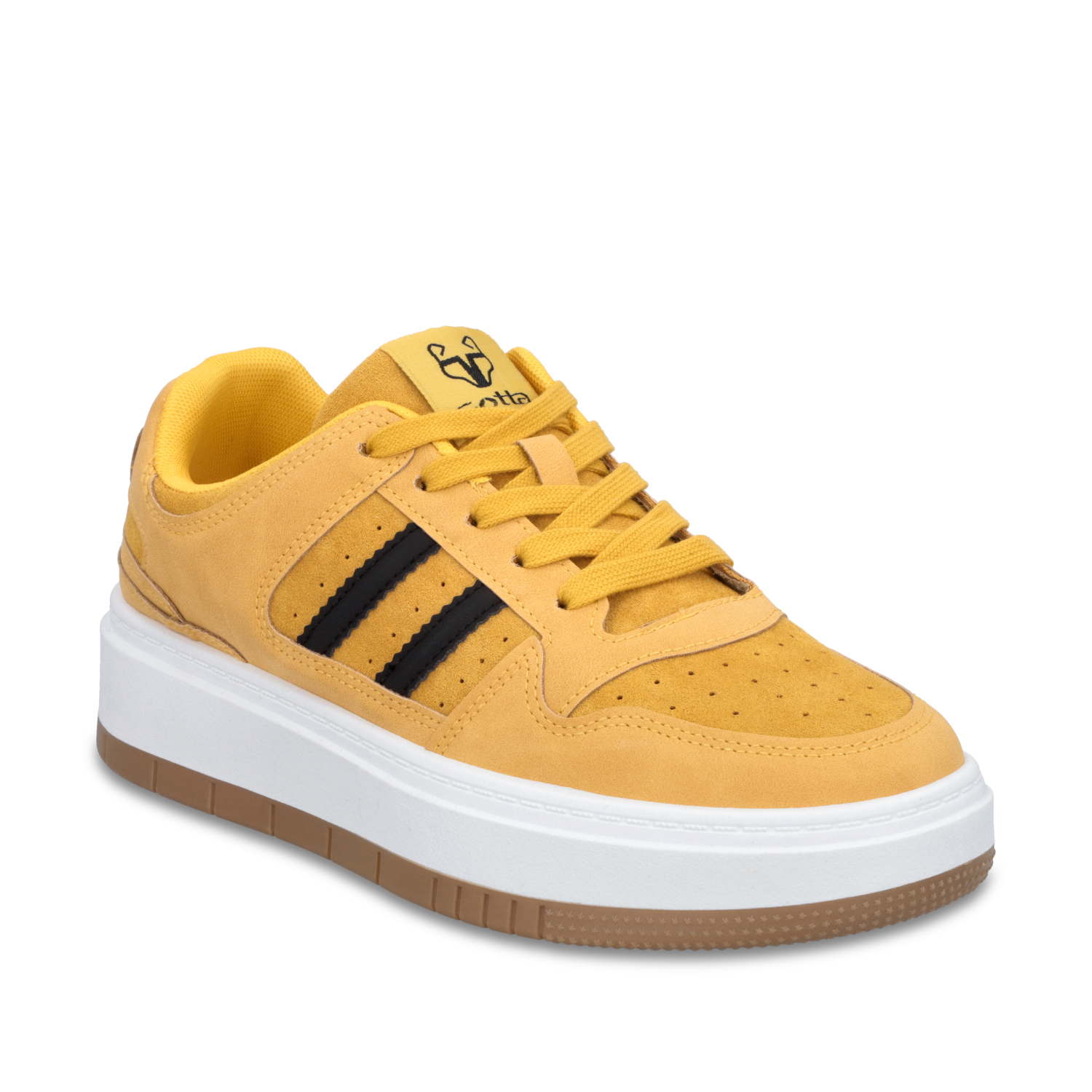 ZAPATILLAS PLATAFORMA AMARILLA MUJER 58030 - 2