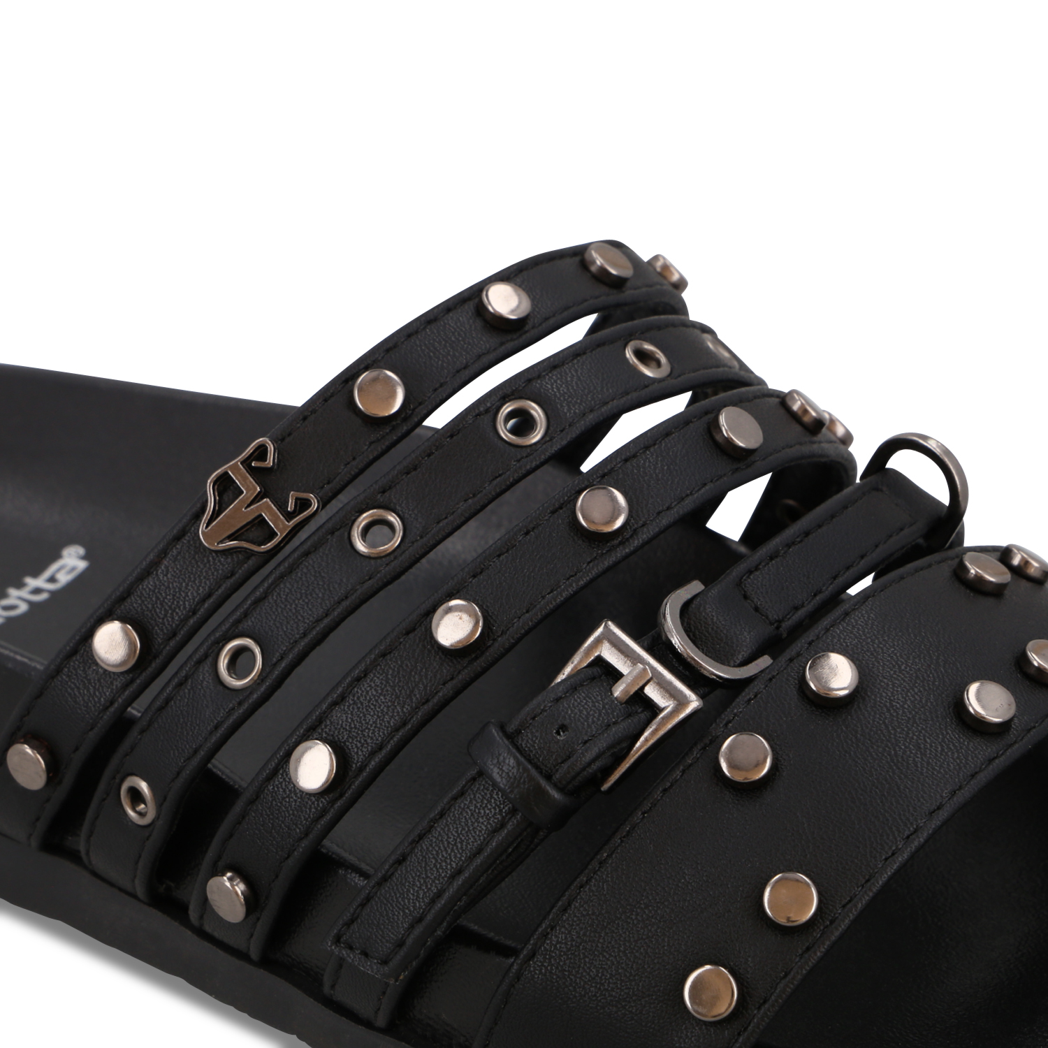 SANDALIA NEGRA MUJER 64160 - 6