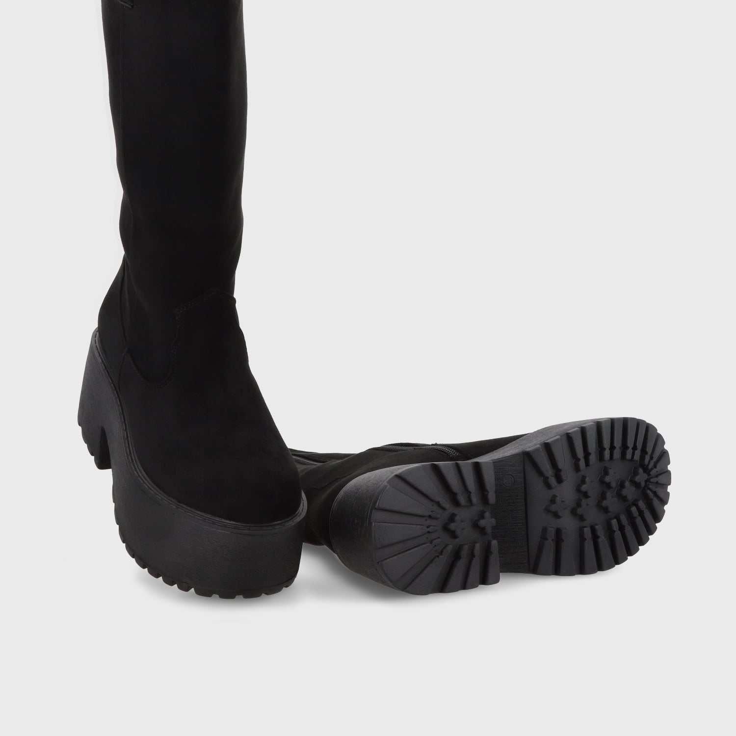 BOTA PLATAFORMA NEGRA MUJER 15170 GOTTA - 7