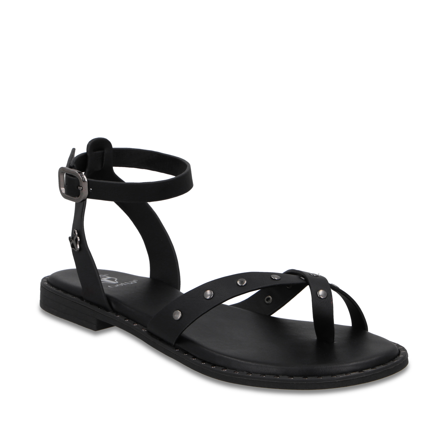 SANDALIA NEGRA MUJER 64140 - 2
