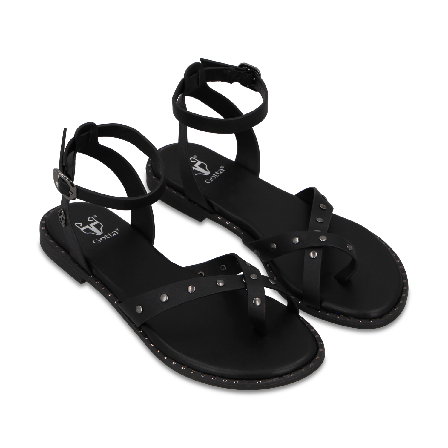SANDALIA NEGRA MUJER 64140 - 3