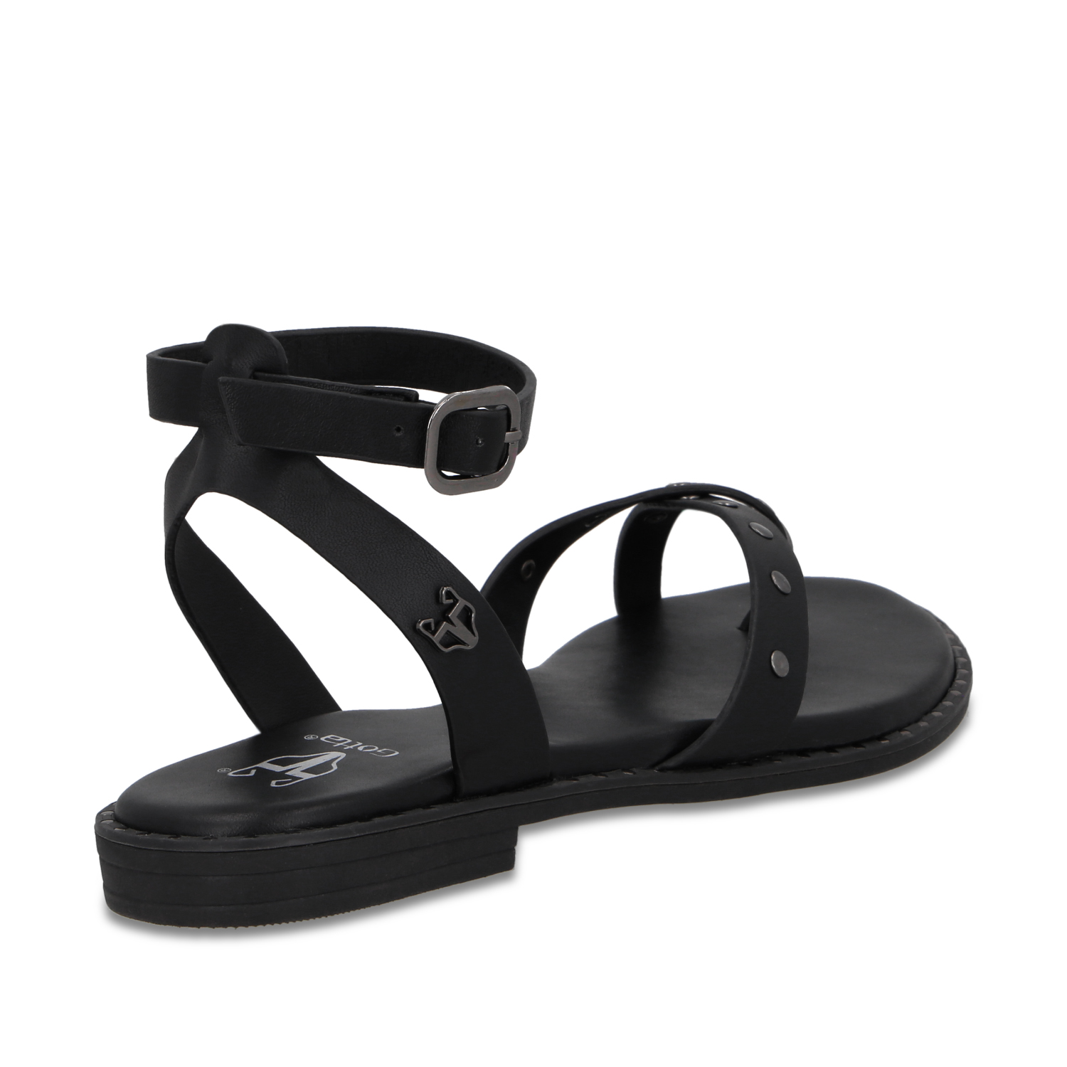 SANDALIA NEGRA MUJER 64140 - 5