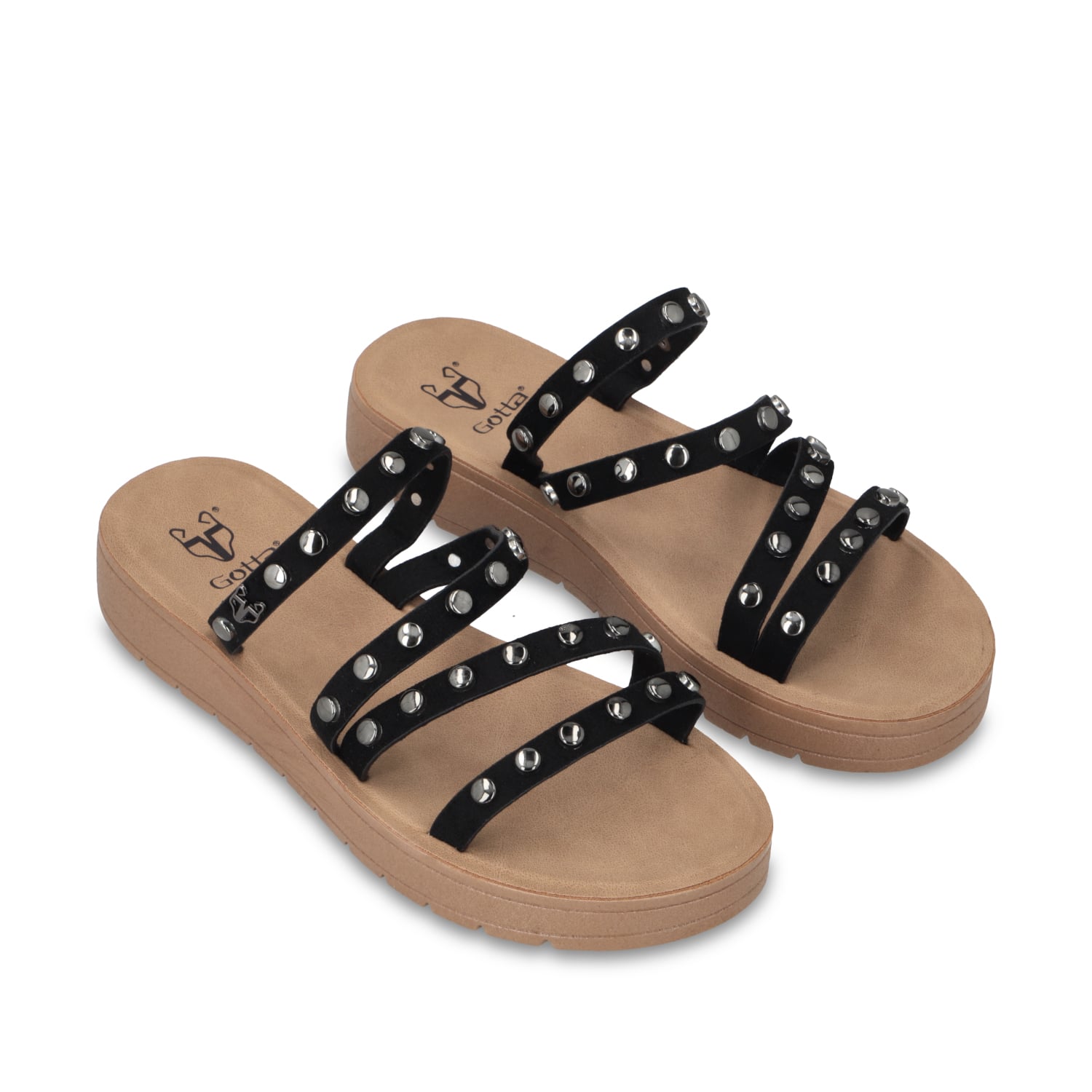 SANDALIA NEGRA MUJER 65691 - 3