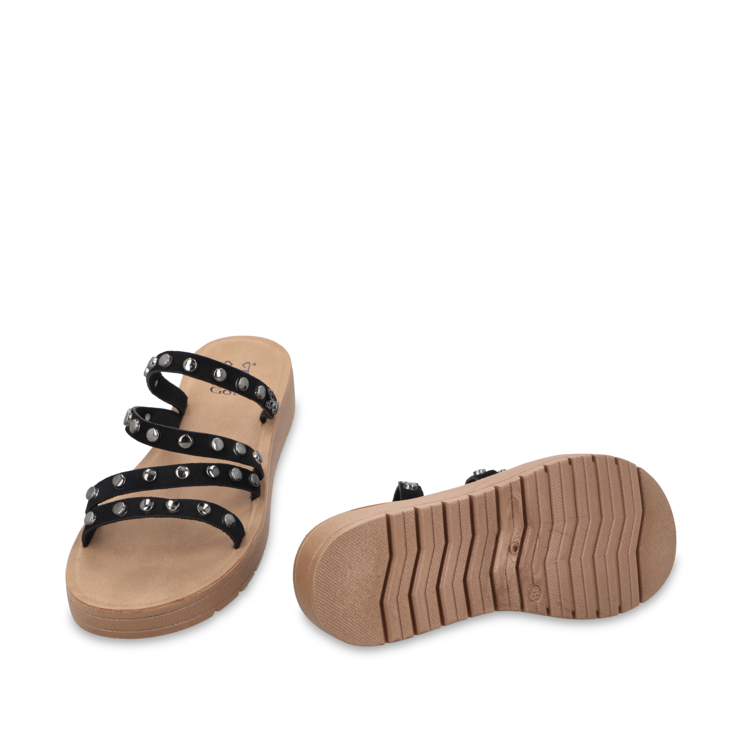 SANDALIA NEGRA MUJER 65691 - 7