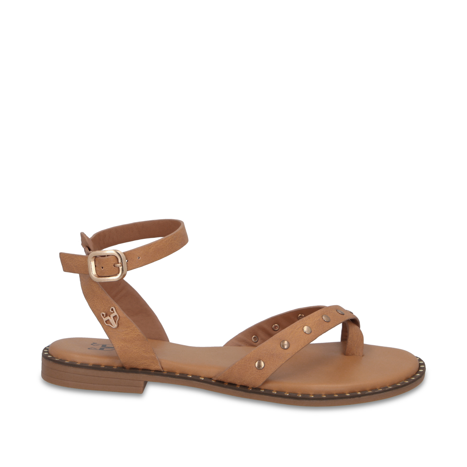 SANDALIA CAMEL MUJER 64140 - 1
