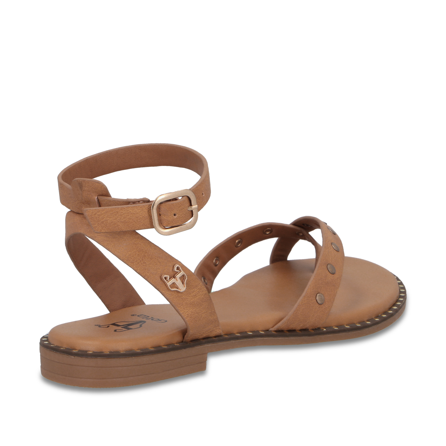 SANDALIA CAMEL MUJER 64140 - 5