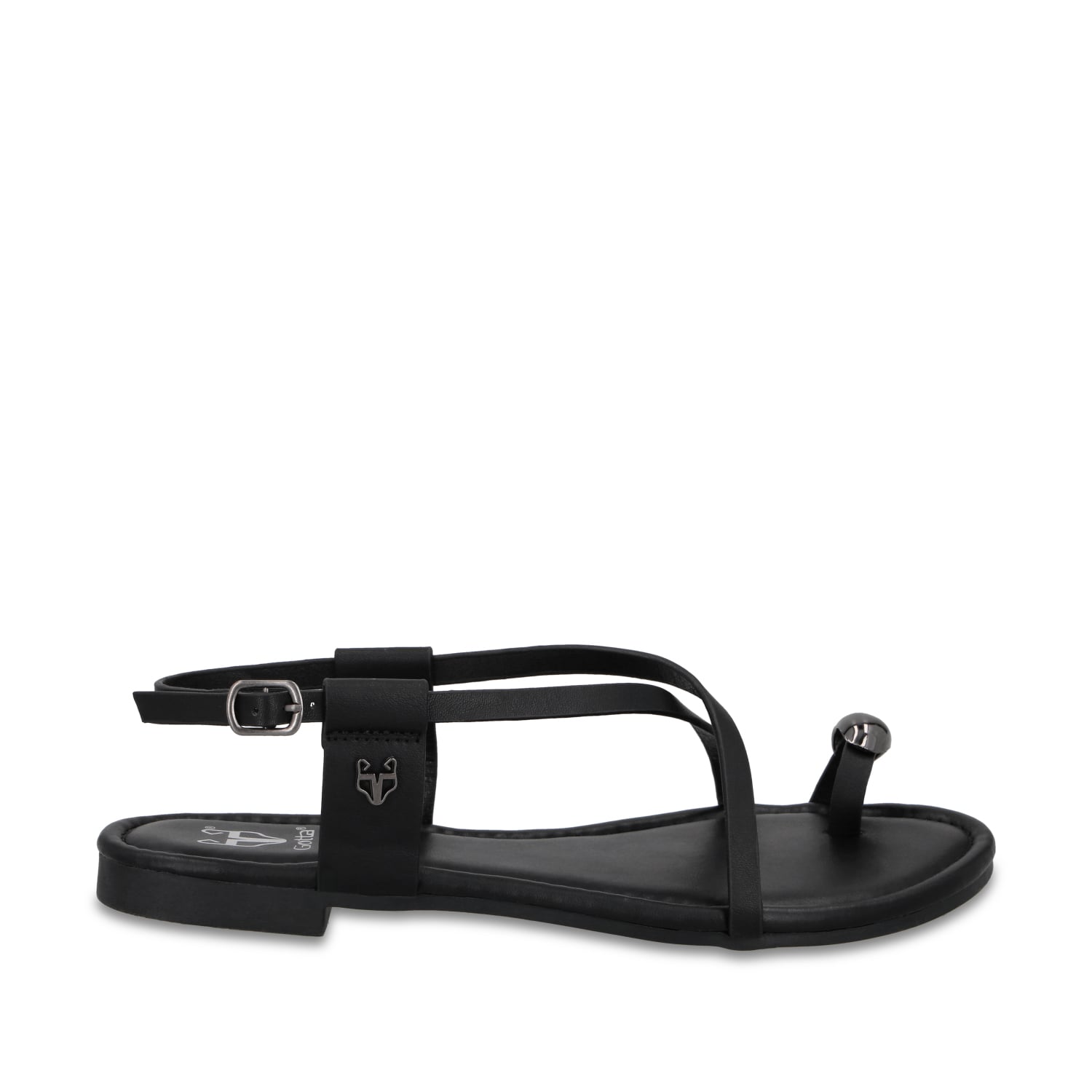SANDALIA NEGRA MUJER 64121 - 1