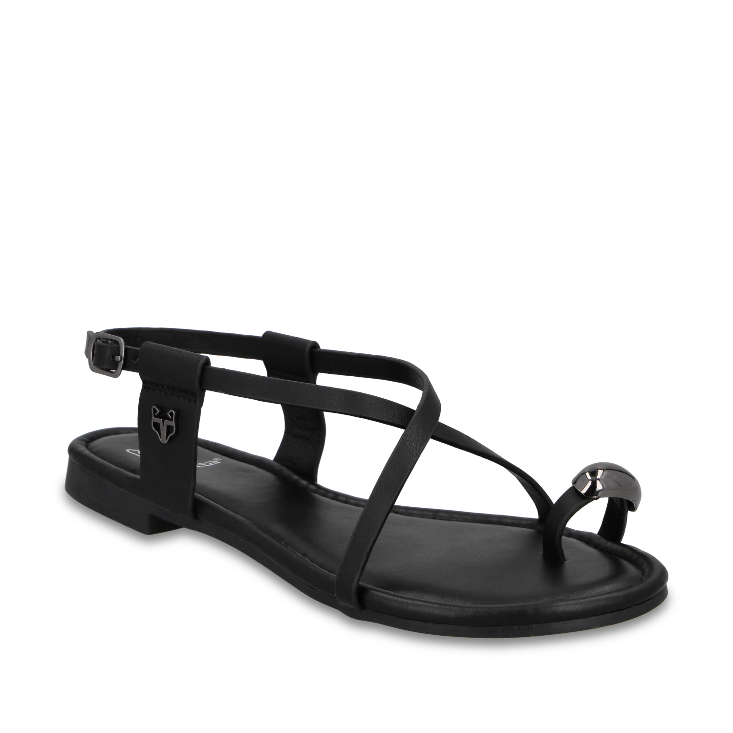 SANDALIA NEGRA MUJER 64121 - 2