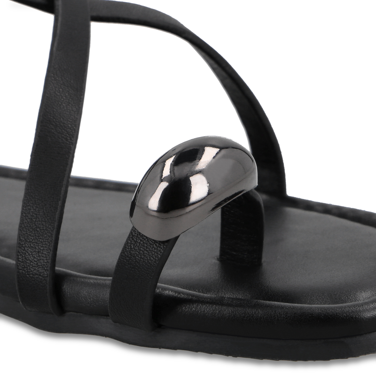 SANDALIA NEGRA MUJER 64121 - 6