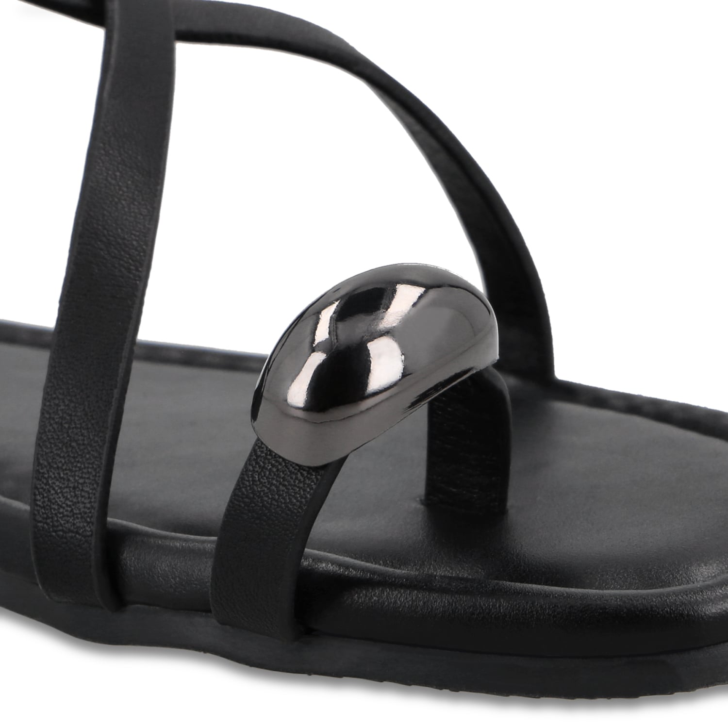 SANDALIA NEGRA MUJER 64121 - 6