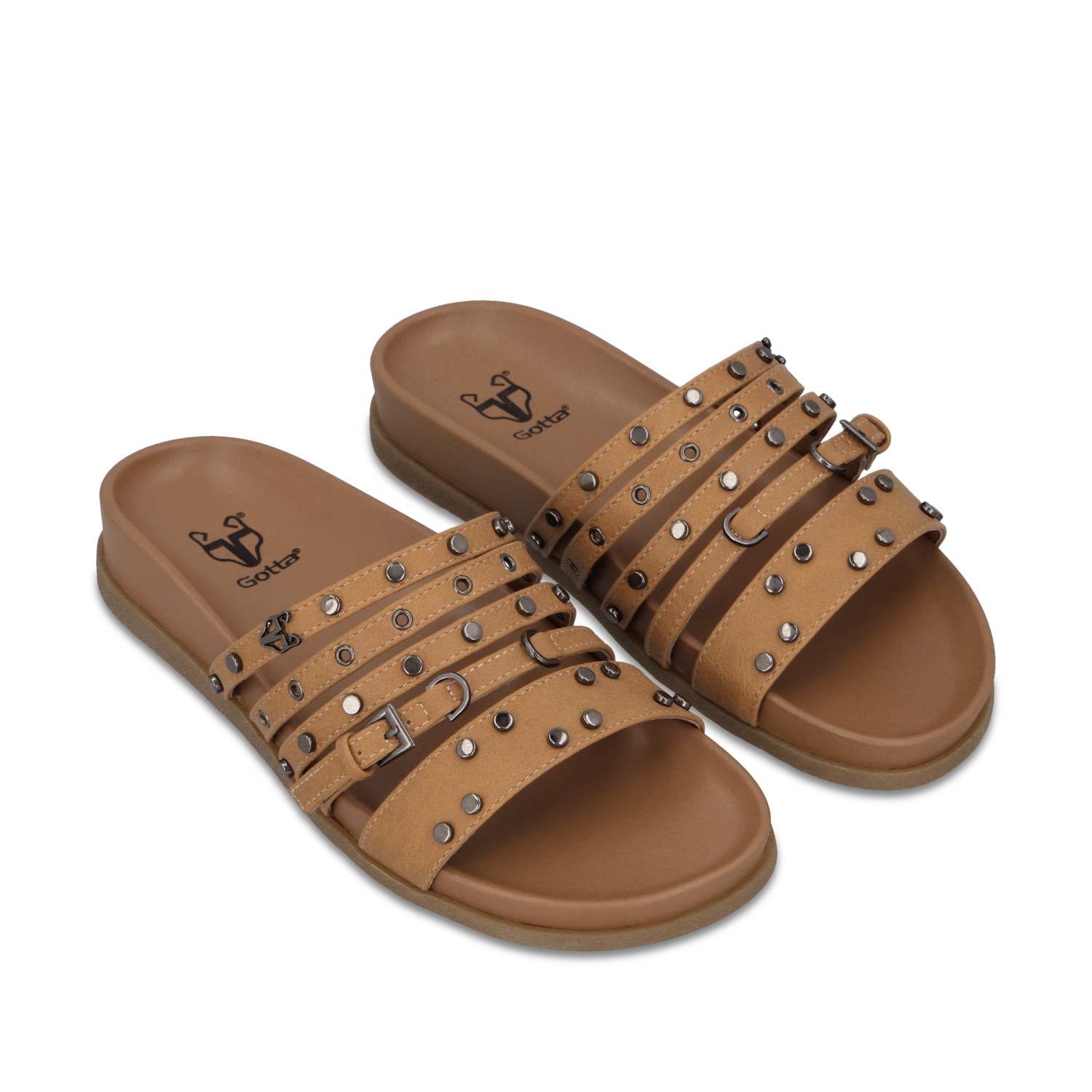 SANDALIA CAMEL MUJER 64160 - 3