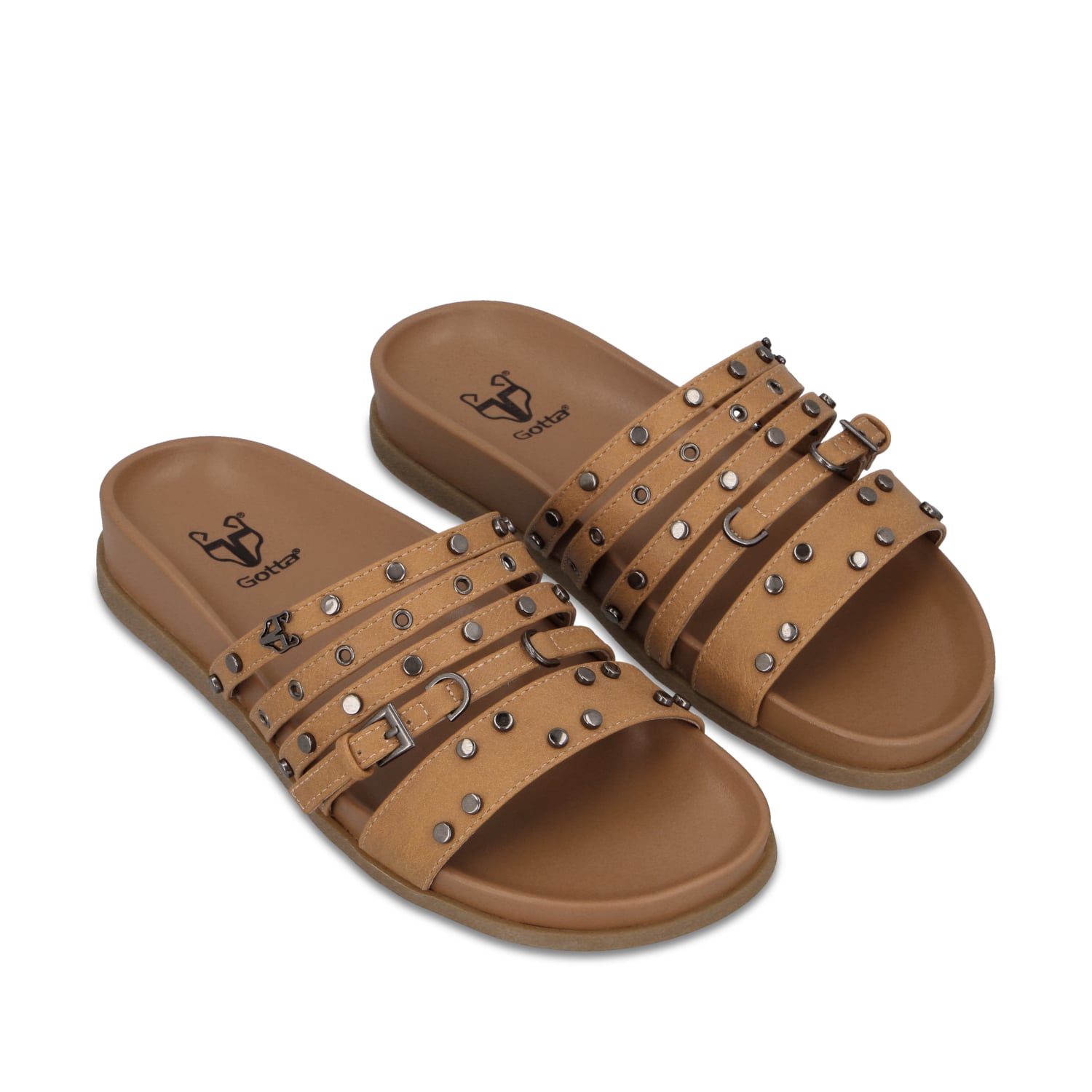 SANDALIA CAMEL MUJER 64160 - 3