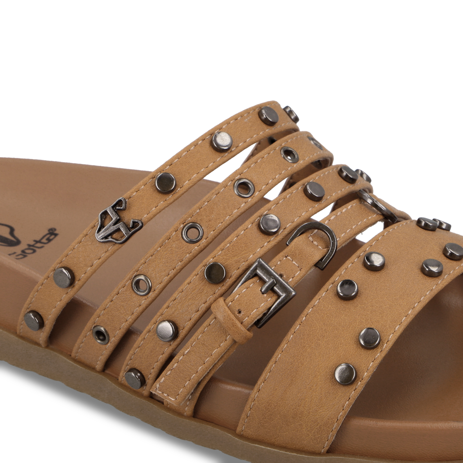 SANDALIA CAMEL MUJER 64160 - 6